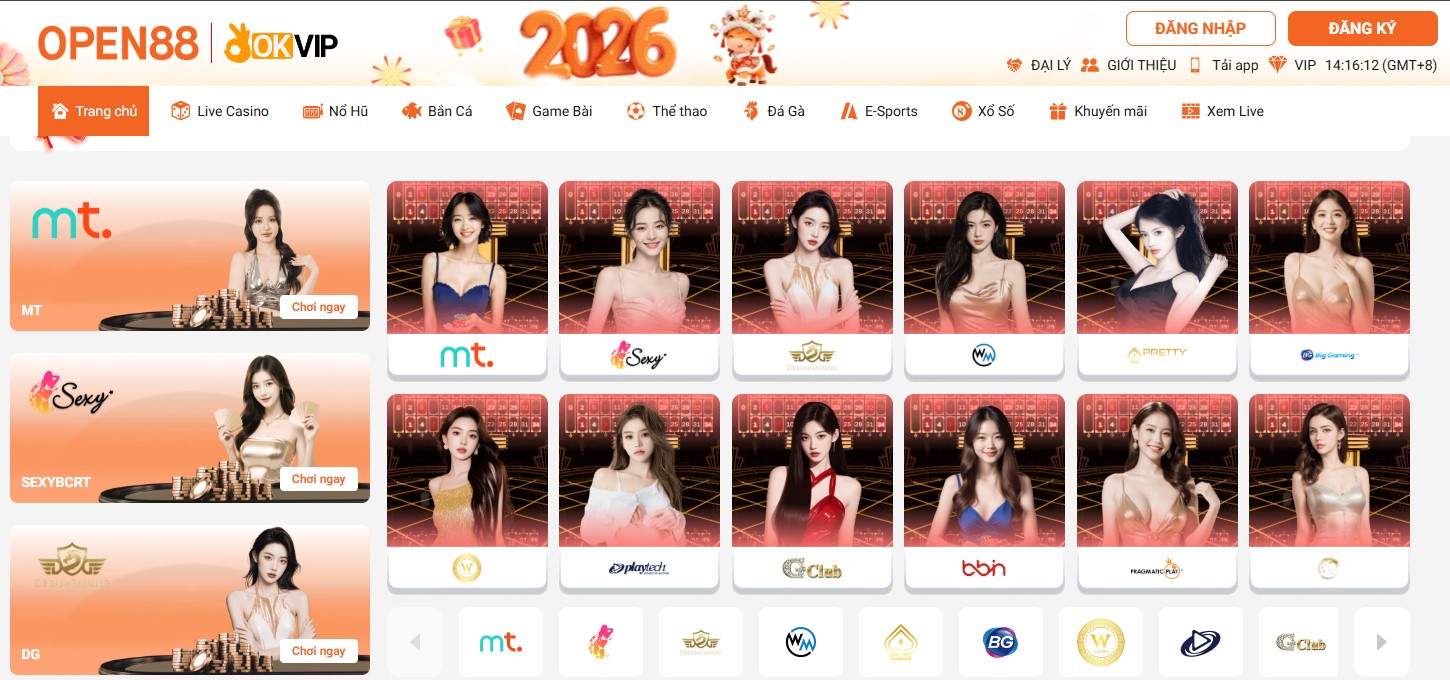 Sảnh game Casino hàng đầu Châu Á